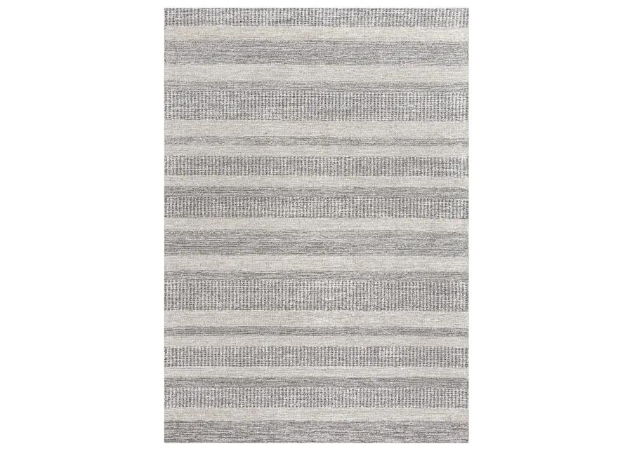 Taylor Brown/Natural  Wool 7'9" x 9'9" Rectangle Rug