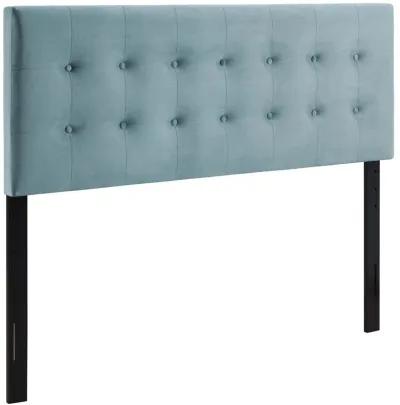 Emily Queen Biscuit Tufted Performance Velvet Headboard