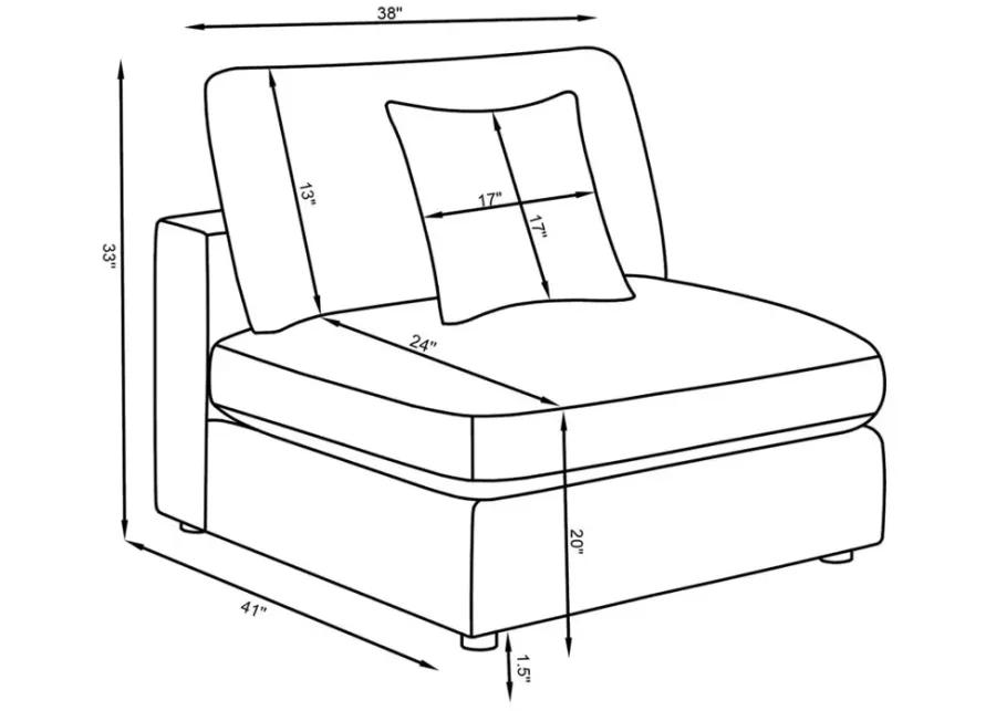 Ballyhea Upholstered Armless Chair