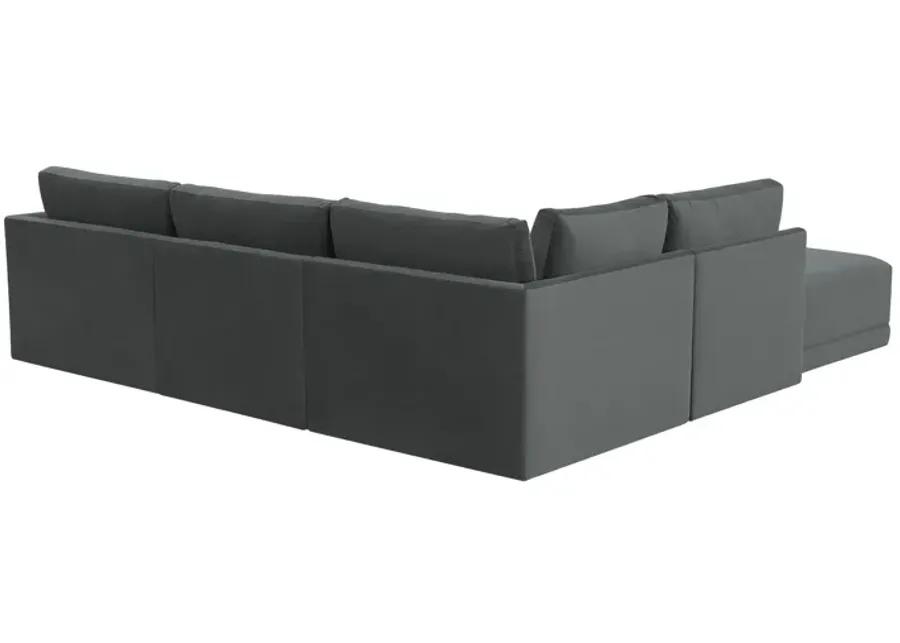 Willow Charcoal Modular LAF Sectional