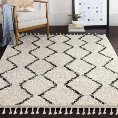 Berber Shag 6'7" x 9' Rug