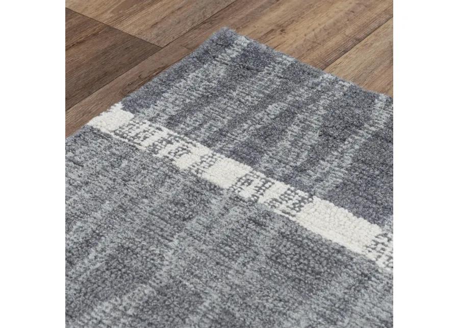 Taylor Charcoal  Wool 5' x 7'6" Rectangle Rug