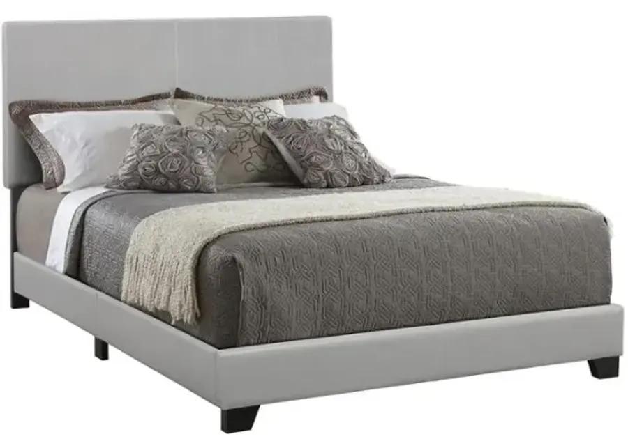 Dorian Upholstered Full Bed Grey