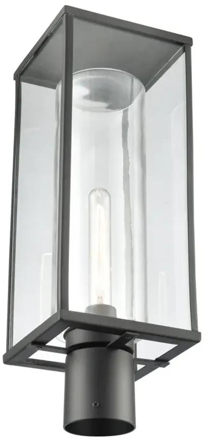 Augusta 19.75'' High 1-Light Outdoor Post Light - Matte Black