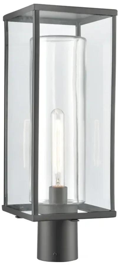 Augusta 19.75'' High 1-Light Outdoor Post Light - Matte Black