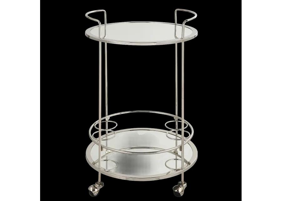 Spritz Chrome Bar Cart