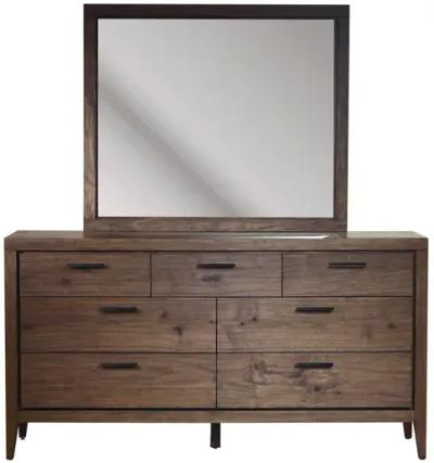 Boracay Seven Drawer Walnut Dresser in Wild Oats Brown (2024)