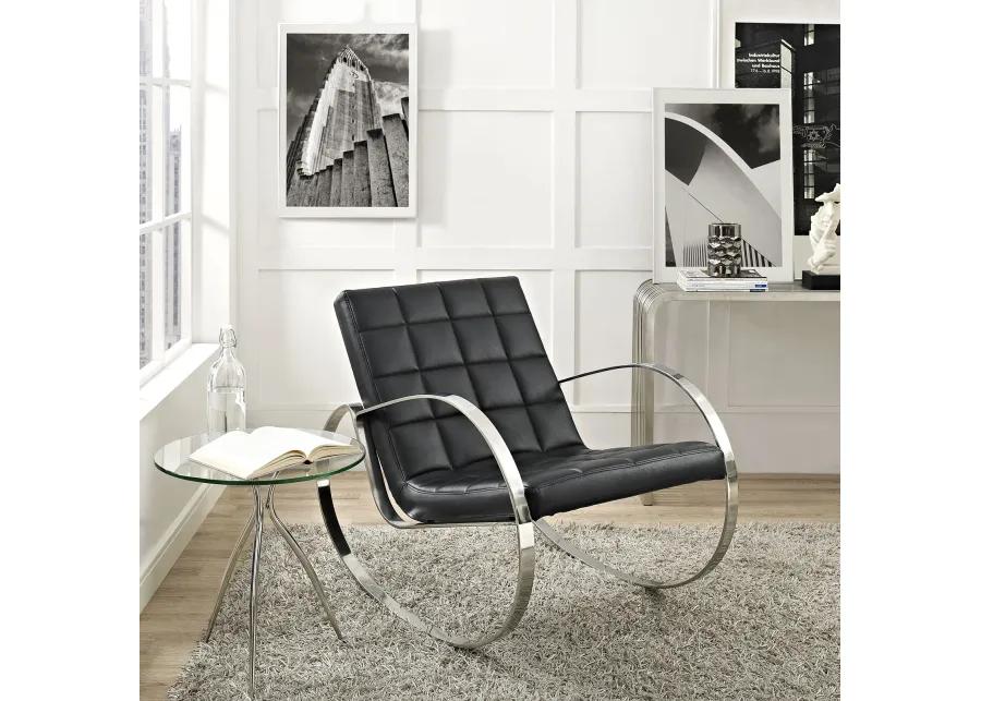 Gravitas Upholstered Vinyl Lounge Chair