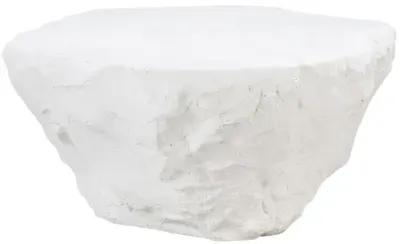 Crag White Concrete Coffee Table