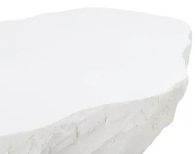 Crag White Concrete Coffee Table