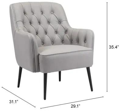 Tasmania Accent Chair Gray