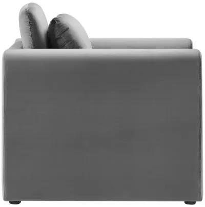 Waverly Performance Velvet Armchair