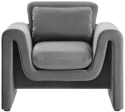 Waverly Performance Velvet Armchair