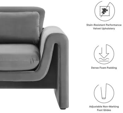 Waverly Performance Velvet Armchair