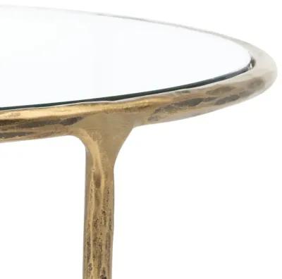 Jessa Round Metal Coffee Table