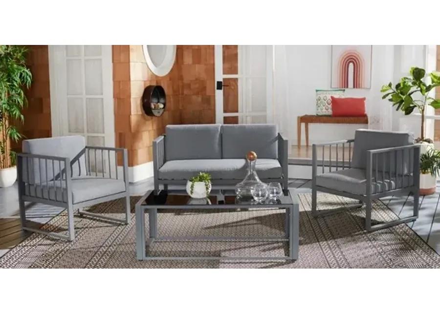 Holyoke Outdoor 4 Piece Living Set