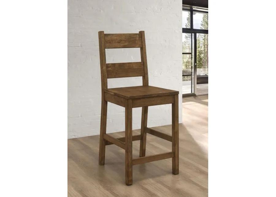 Coleman Counter Height Stools Rustic Golden Brown (Set of 2)