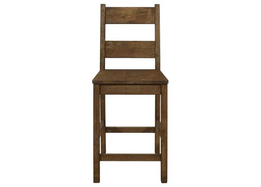 Coleman Counter Height Stools Rustic Golden Brown (Set of 2)