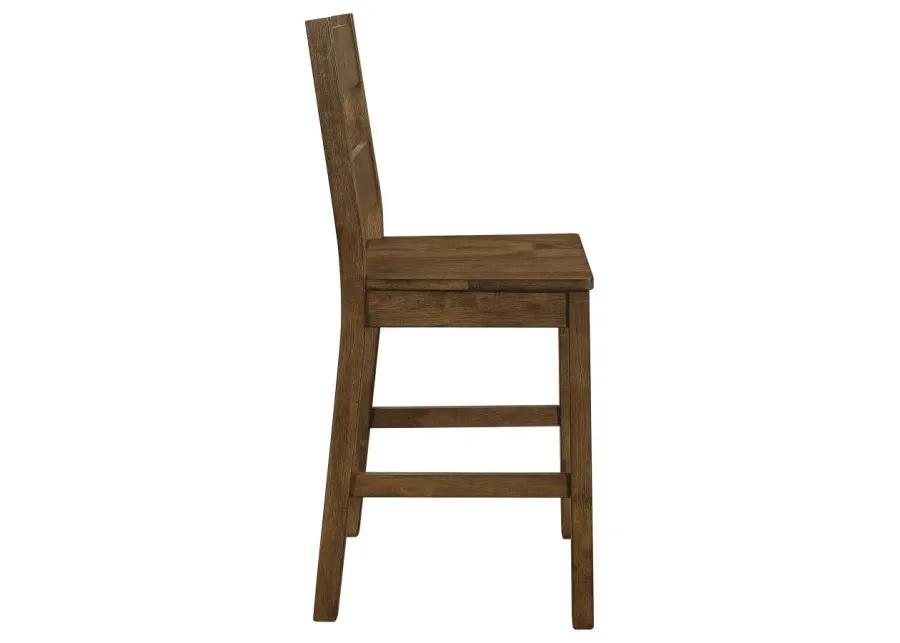 Coleman Counter Height Stools Rustic Golden Brown (Set of 2)