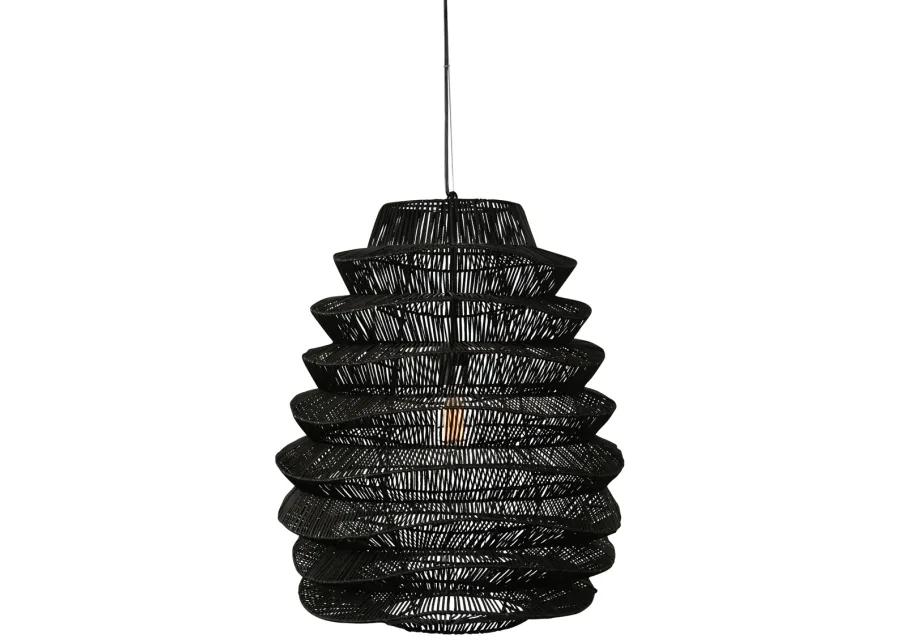 Barlow 1-Light Rattan Woven Pendant By Kosas Home