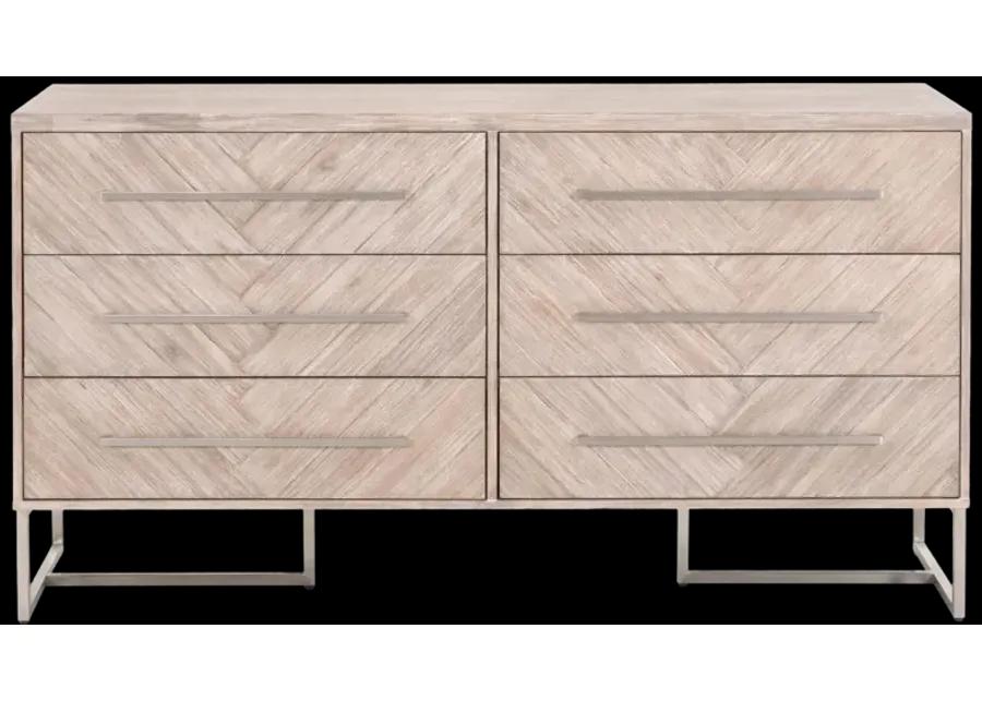 Mosaic 6-Drawer Double Dresser