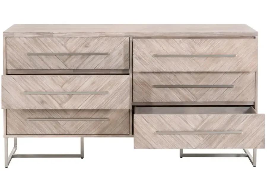 Mosaic 6-Drawer Double Dresser