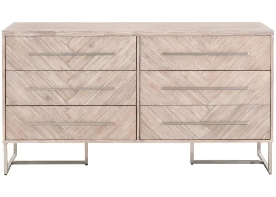 Mosaic 6-Drawer Double Dresser