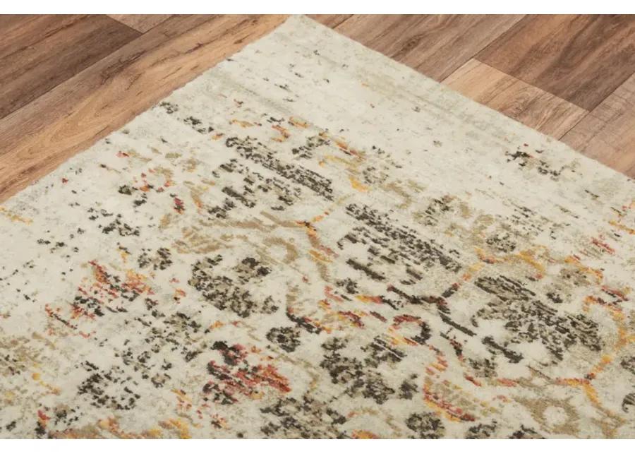 Ovation Beige/Brown distressed/classical N Z wool 8' x 10' Rectangle Rug