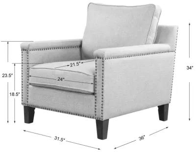 Charlotta Sea Mist Accent Chair