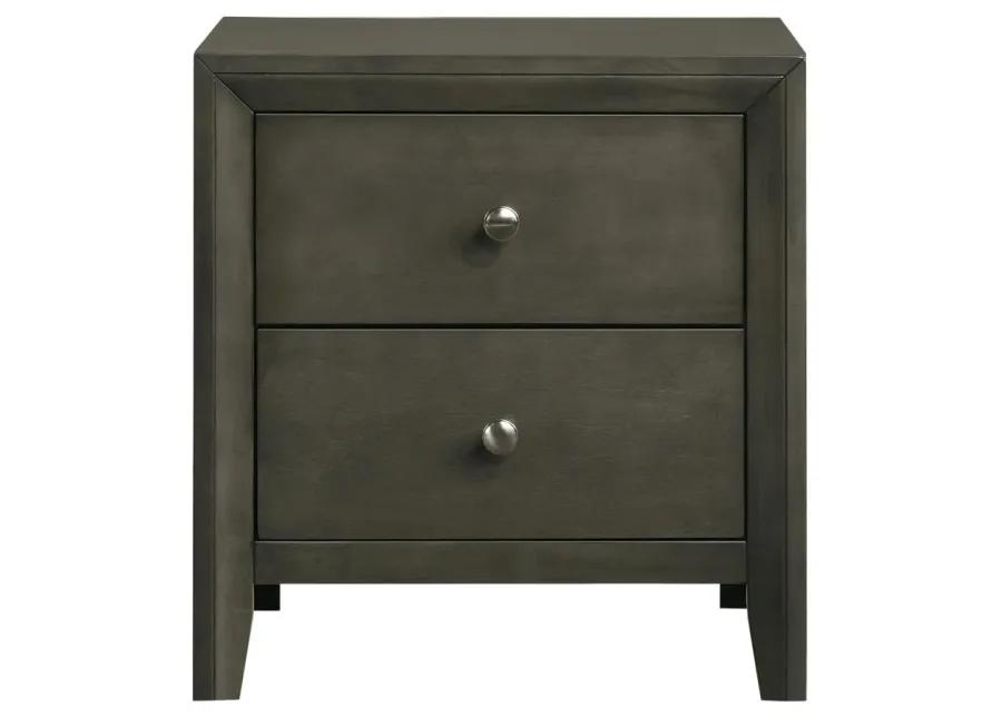 Serenity 2-drawer Nightstand Mod Grey