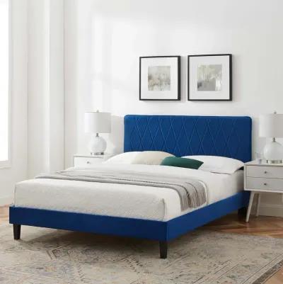 Phillipa Performance Velvet King Platform Bed