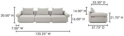 Rosello Modular Sofa Light Grey