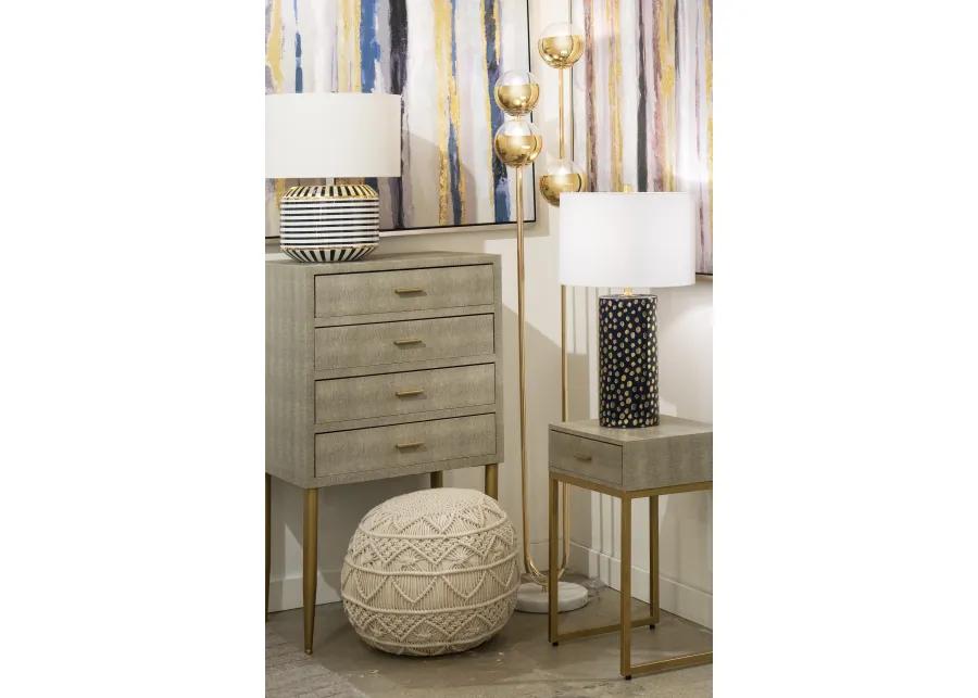 Shagreen Accent Table 