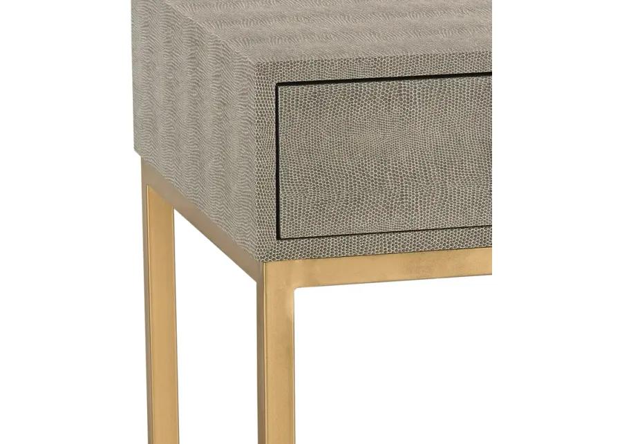 Shagreen Accent Table 