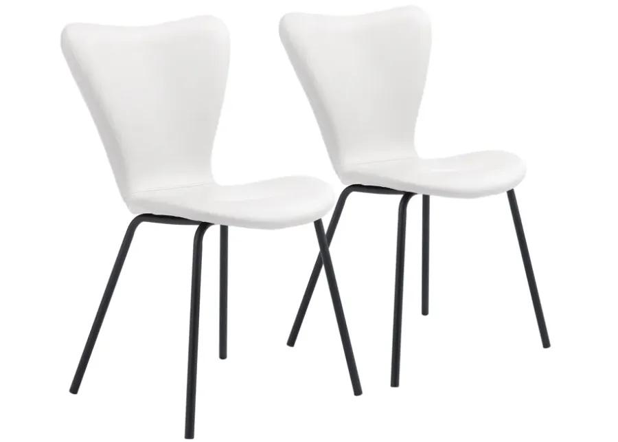 Torlo Dining Chair (Set of 2) White