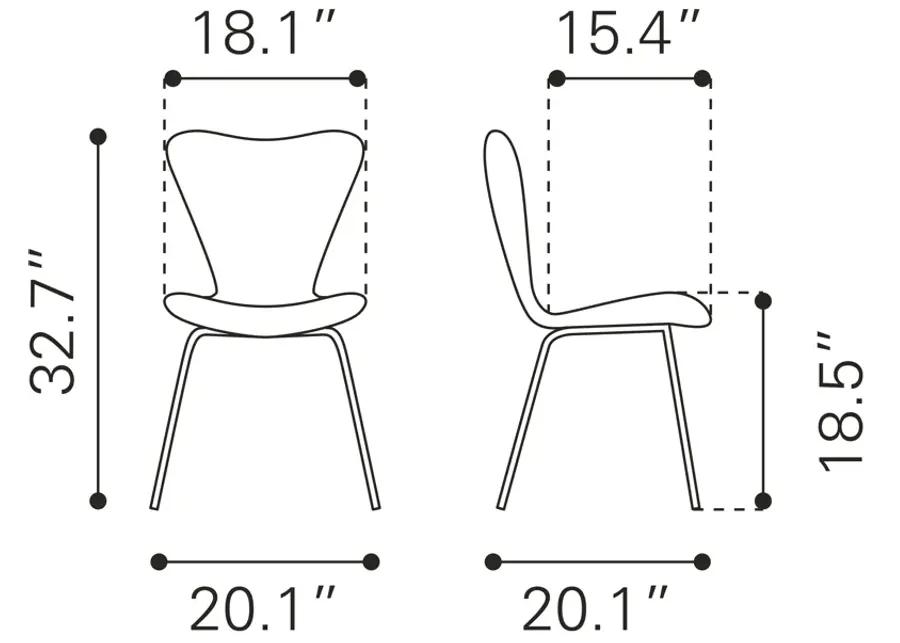 Torlo Dining Chair (Set of 2) White