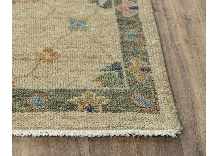 Envision Beige  Hand Spun Wool 9'x12' Rectangle Rug