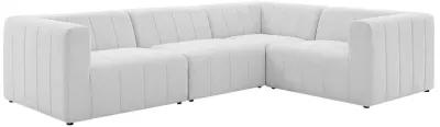 Bartlett Upholstered Fabric 4-Piece Sectional Sofa