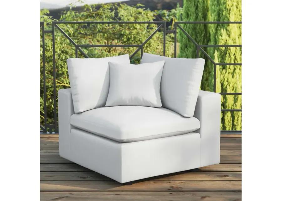 Commix Overstuffed Outdoor Patio Corner Chair