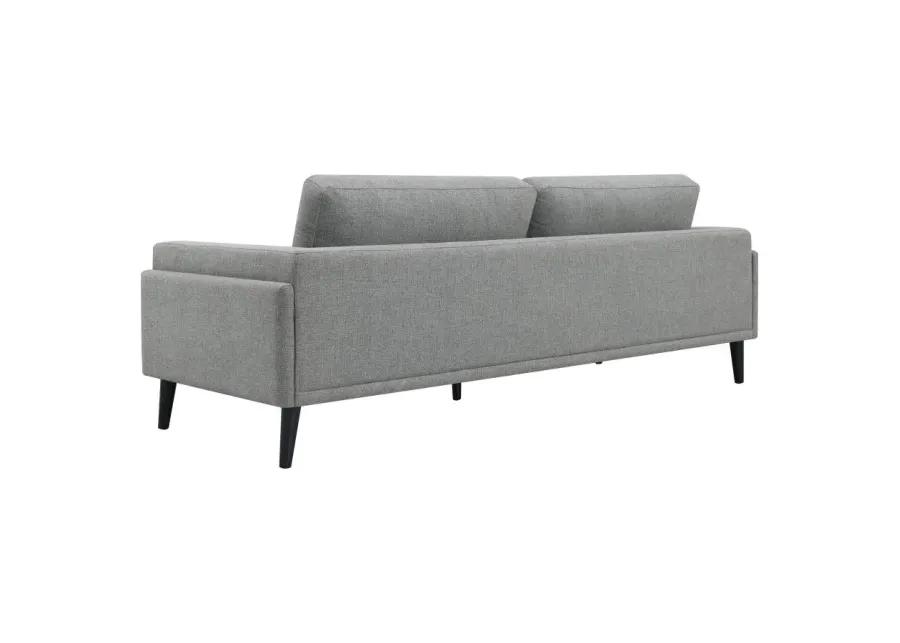 Rilynn 3-piece Upholstered Track Arms Sofa Set Grey