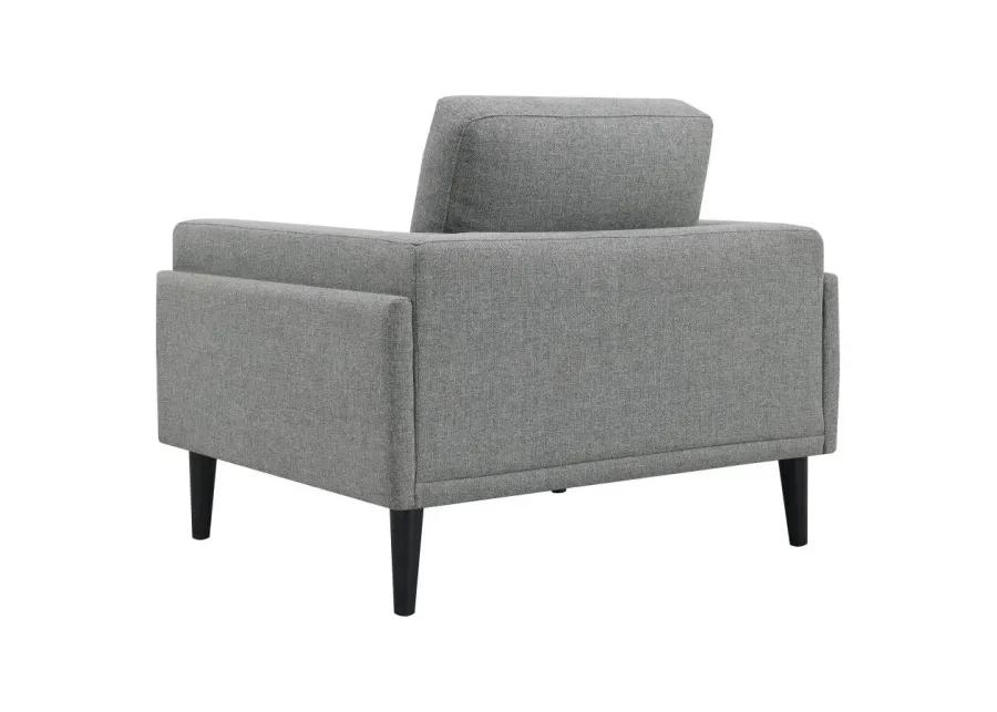 Rilynn 3-piece Upholstered Track Arms Sofa Set Grey