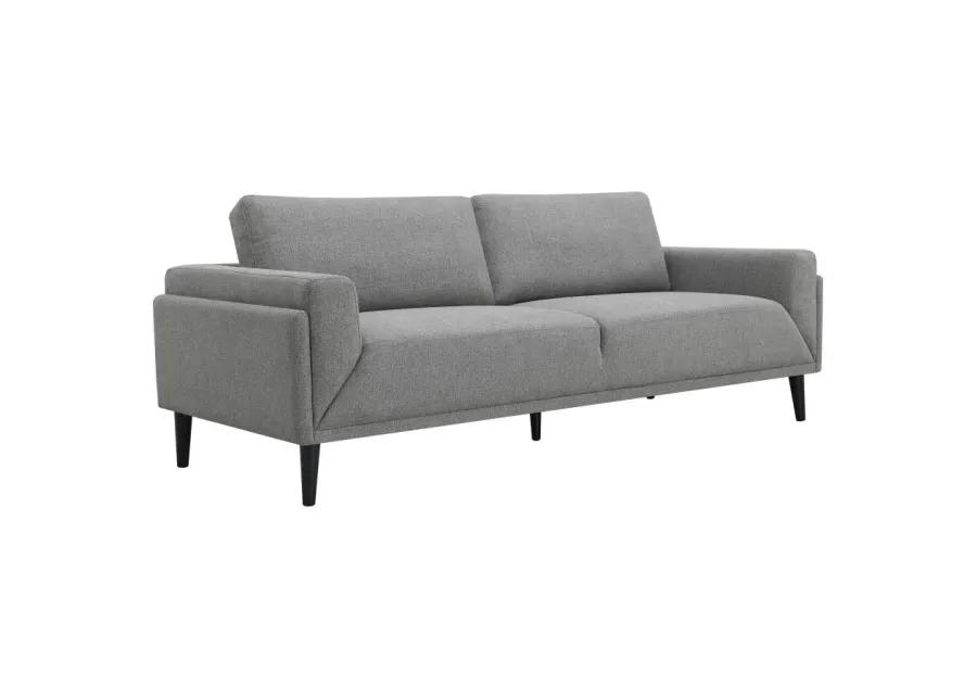 Rilynn 3-piece Upholstered Track Arms Sofa Set Grey