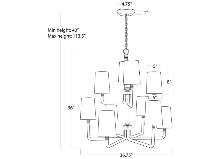 Coastal Living Boracay Chandelier Large