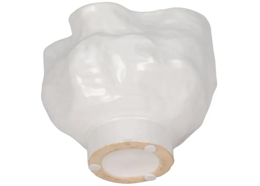 20oz Citro Candle Wavy Bowl, White