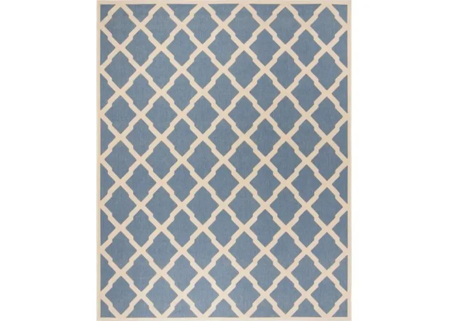 LINDEN 122 Collection LND122M-8 Blue / Creme 8' X 10'