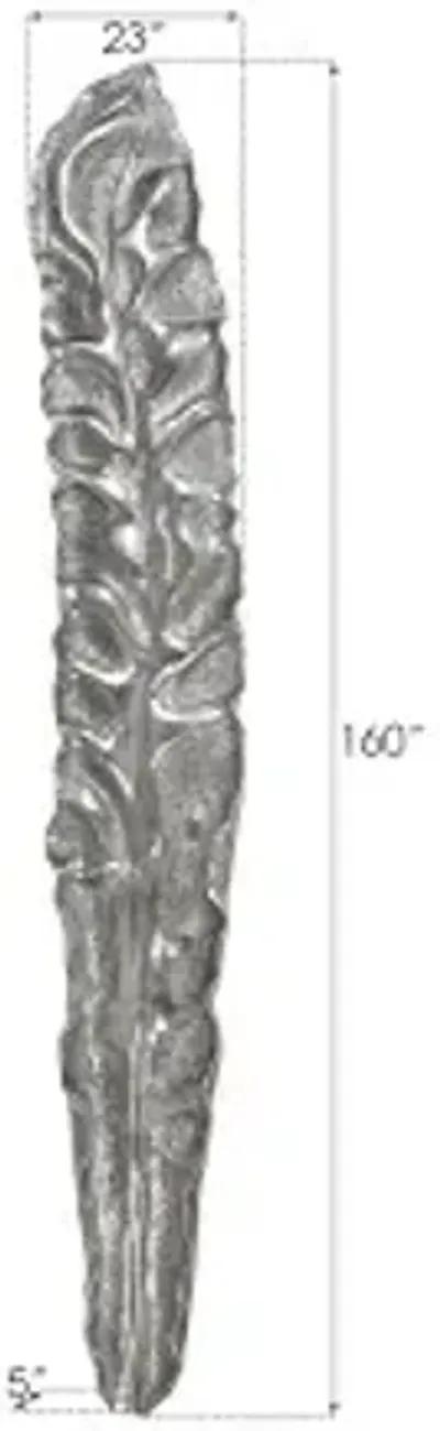 petiole wall leaf, liquid silver, colossal, version b