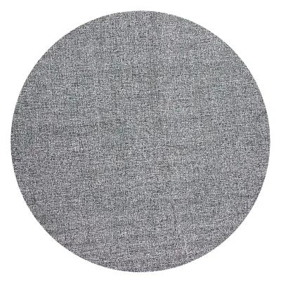 Brindleton Black/White Tweed Wool 10' Round Round Rug