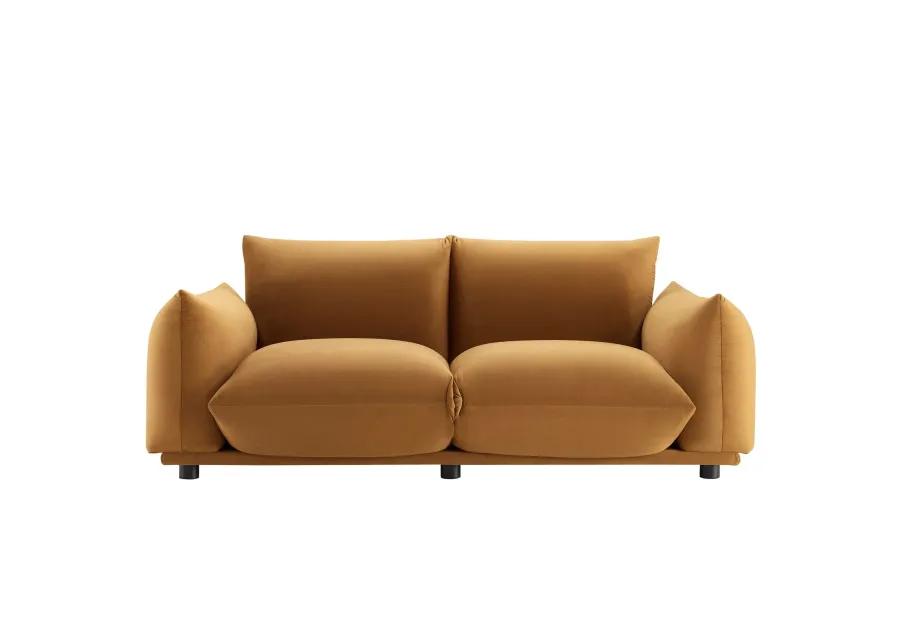 Copious Performance Velvet Loveseat