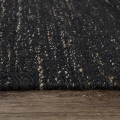 Bengal Black  Jute 9'x12' Rectangle Rug