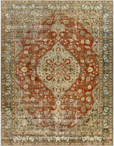 Antique One of a Kind AOOAK-1068 9'5" x 12'1" Handmade Rug